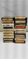 (20) C/W 8 Track Tapes