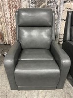 Leather Power Reclining Glider