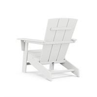 $28  allen + roth Oakport White Adirondack Chair