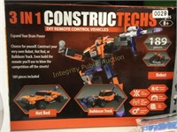 3in1 Constructechs Remote Control vehicles**