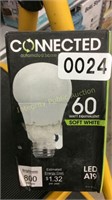 Connected 60 watt bulb