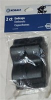 Kobalt Black Plastic Multipurpose End Caps
