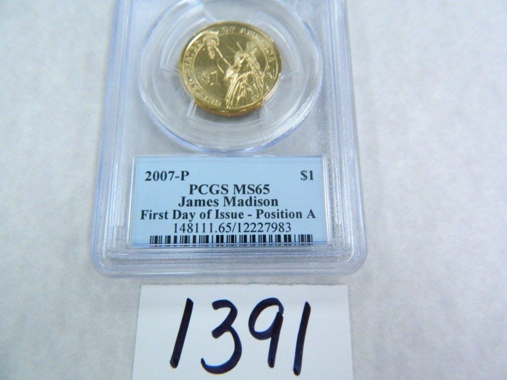 PCGS Graded Coins & Silver Bullion