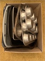 Assorted baking dishes and more