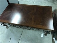 Wooden & Metal Center Table