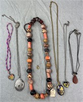 Assortment of Locket Necklaces