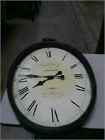 Reproduction oval wall clock