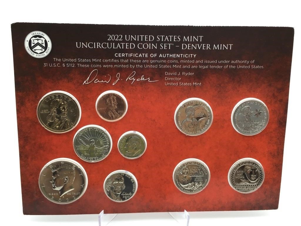 2022 U.S. Mint Uncirculated Coin Set DENVER