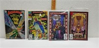 Lot of 4 Comic Books- Aquaman  2 Spider