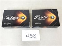 (2) $55 Titleist Pro V1 Golf Ball Sets
