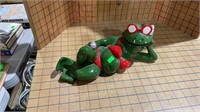 Ceramic frog decor