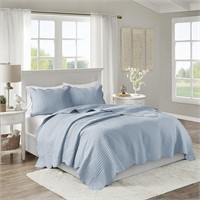 K/CA King MadisonPark Marino Quilt Set $100