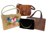 Collection of 4 Nice Vintage Purses