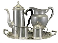 5 Assorted Pewter Items