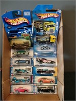 Flat of Hot Wheels