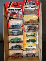 Flat of Matchbox cars