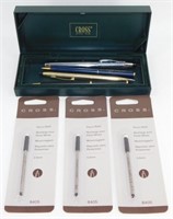Cross Company Pen/Pencil Set with Refills in Case