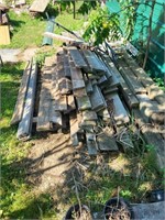 Assortment of lumber