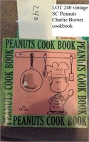 vintage PEANUTS Charlie Brown cookbook
