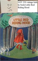 Vintage kids hb book Little Red Riding Hood