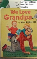 old kids book We Love Grandpa