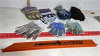 Hedge Sweep & Work Gloves