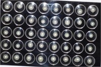 Box of 40 cultured pearls