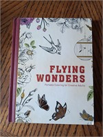 Adult Coloring Book Hard Back New- Flying Wonders