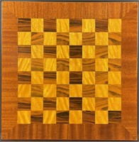 Vintage Handmade Wood Chess Board