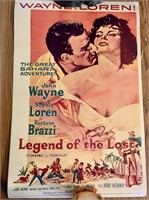 1957 Legend of the Lost Movie Poster - John