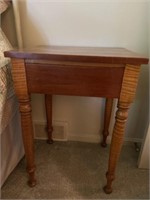 Antique Single Drawer Stand, 28"H, 20"L, 17"D