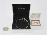 Bracelet et bague Pandora