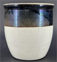 Antique 2 Tone Stoneware Crock