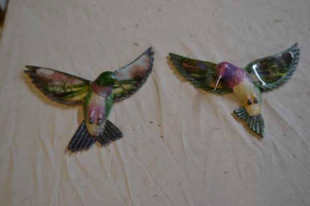 2 Bradford Exchange Thomas Kincaide Humming Birds