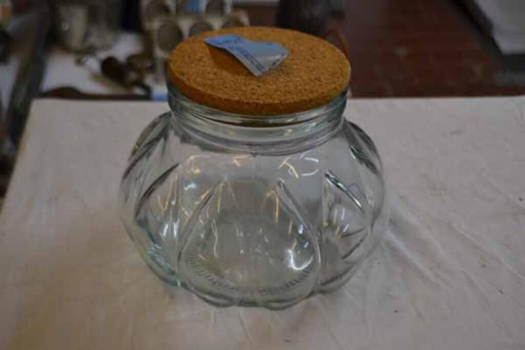 Italglass Jar with Cork Lid