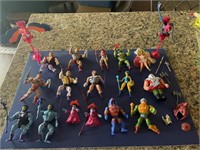 (18) He-Man Masters of the Universe Action Figures