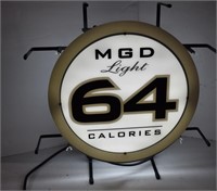 18" Miller Genuine Draft Light 64 Cal Bar Light