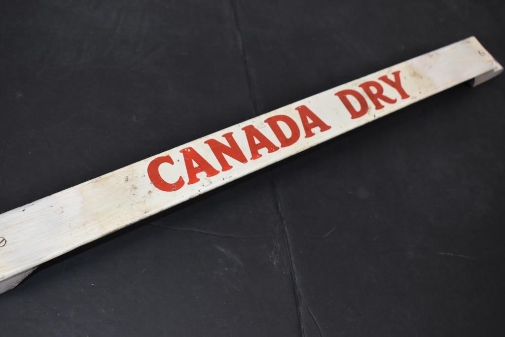 Vintage Canada Dry Door Pull Handle Wood/Metal