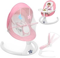 Drinany Electric Baby Swing  Portable  Pink