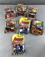 7 matchbox and hot wheels toy cars