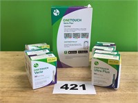 One Touch Blood Glucose Monitor and Test Strips
