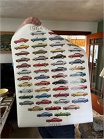 1964 1/2-1965 Mustang Poster