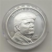 DONALD TRUMP 1 OZ FINE SILVER ROUND