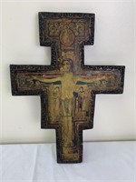 Folk Art vintage crucifix