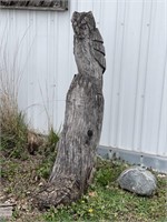 Weathered Renn Slabaugh Chain Saw Wood Owl