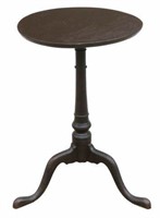 AMERICAN QUEEN ANNE STYLE PAINTED CANDLE STAND