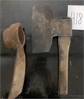 BROAD AXE AND A PICK AXE