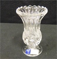 Vase - 24% Lead Crystal; 4¼" h