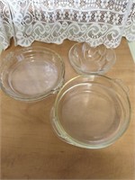Collection of pie plates