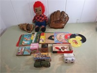 Neat Lot of Mostly Vintage Toys & Records